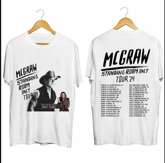 Tim McGraw 2024 Tour Standing Room Only T-Shirt