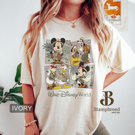 Disney Animal Kingdom  Shirt, Disney Mickey Safari Shirt