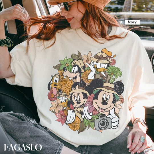 Vintage Disney Animal Kingdom  Shirt, Animal Kingdom Shirt, Mickey Safari