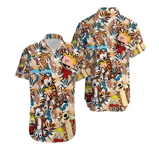 Calvin And Hobbes Hawaiian Shirt
