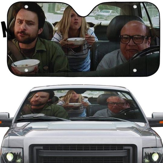 3D It's Always Sunny In Philadelphia Custom Car Auto Sunshade Car Windshield