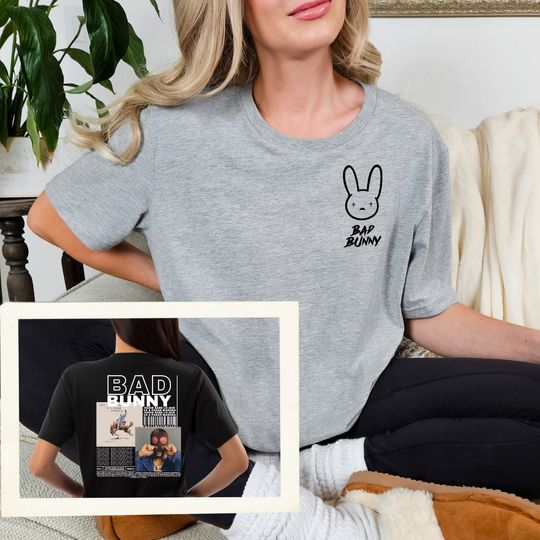 Bad Bunny 2024 Tour T-Shirt, Bad Bunny Most Wanted Tour 2024 Shirt