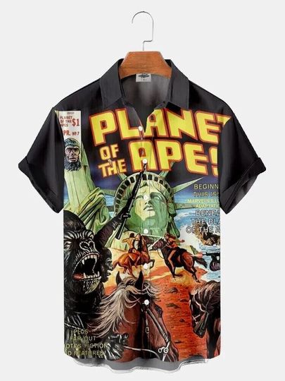 Planet Of The Apes Begin Movie Hawaiian Shirt, Gift For Him