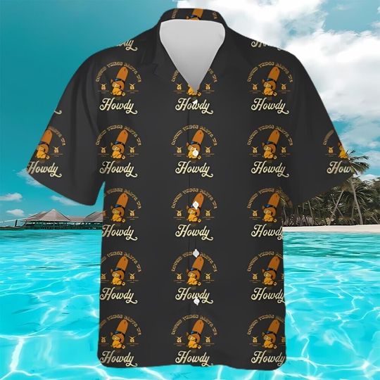 Garfield Cowboy Movie Hawaiian Shirt, Hawaiian Shirt