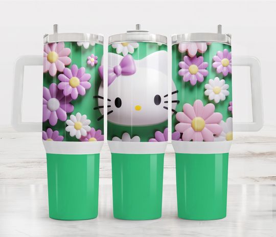 Hello Kitty Tumbler, Hello Kitty Tumbler 40 oz with Handle