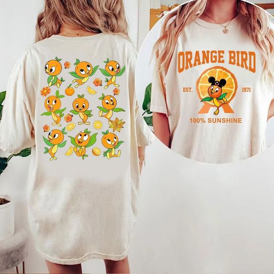 Disney Orange Bird Shirt, Disney Epcot Flower & Garden Festival Shirt