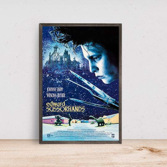 Edward Scissorhands Movie Poster Classic film-Poster Gift