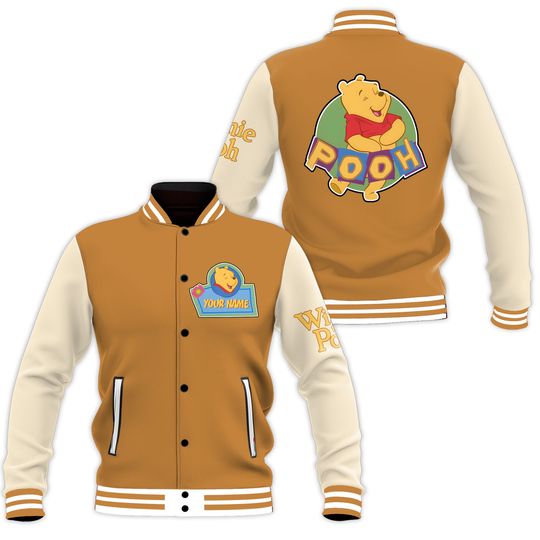 Personalize Winnie The Pooh Happy Life, Disney Jacket