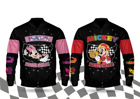 Disney Baseball Jacket, Mickey Jacket Disney Shirt, Disney Family Vacation Shirt