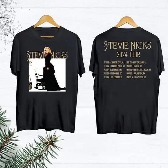 Stevie Nicks 2024 Live In Concert T-Shirt, Stevie Nicks Fan Gifts, Stevie Nicks
