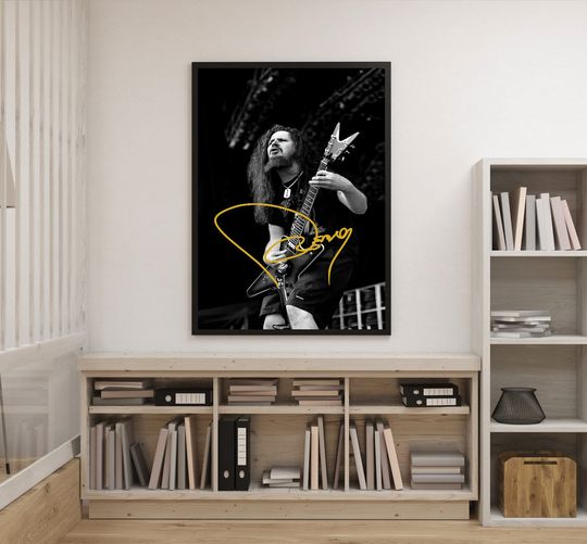 Mayhem Skull Dimebag Darrell Memorial Signature Poster