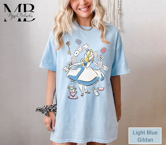 Alice in Wonderland Shirt, Disney Alice Shirt