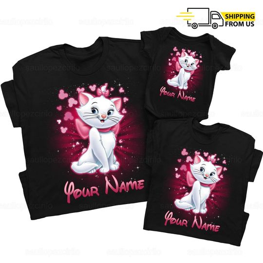 Marie Cat Shirts, Disneyland Matching Shirts, Marie Cat Disney Shirt,  Disney Shirts, Disney Balloon Shirt