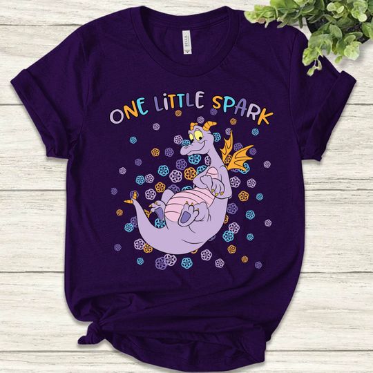Disney Shirt, Figment Shirt, One Little Spark, Epcot Shirt, Disney Vacation