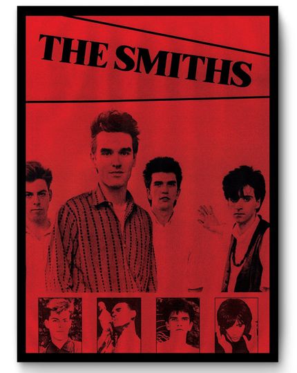 The Smiths Poster - Custom Music Poster - 80s Vintage Posters