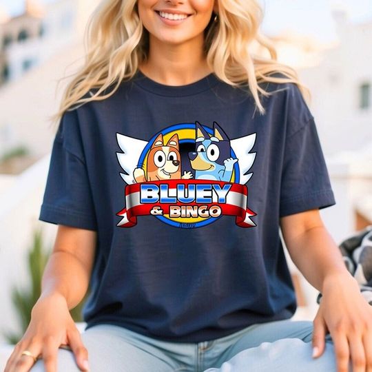 BlueyDad Bingo Sonic The Hedgehog and Co. Shirt | Sonic Enthusiast Matching Group Shirt