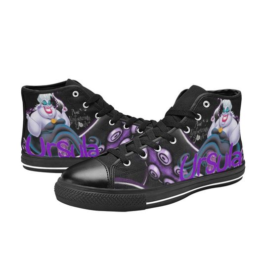 Disney Ursula Poor Unfortunate Souls Men's High Top Sneakers
