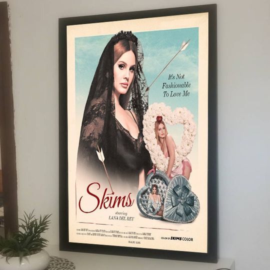 Lana Del Rey And Skims Poster, Gif for Fan