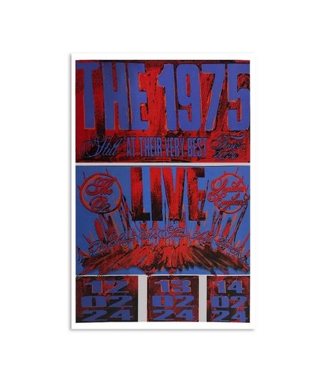 The 1975 London Feb 14 2024 Poster