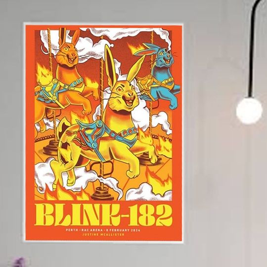 Discover Feb 18 2024 B182 Perth, Australia Poster , Music poster