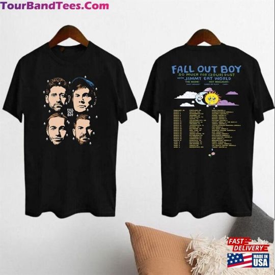 Fall Out Boy So Much For 2 Our Dust With Jimmy Eat World Tour 2024 Shirt