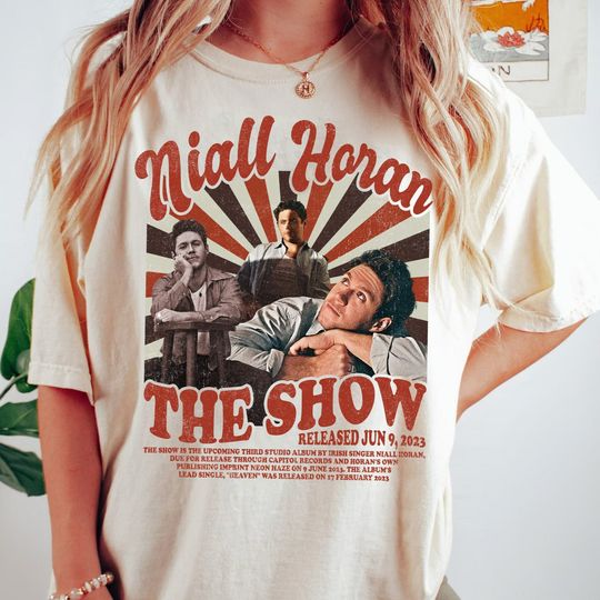 Niall Horan The Show Album 2023 Retro shirt, Niall Horan Vintage 90s T Shirt