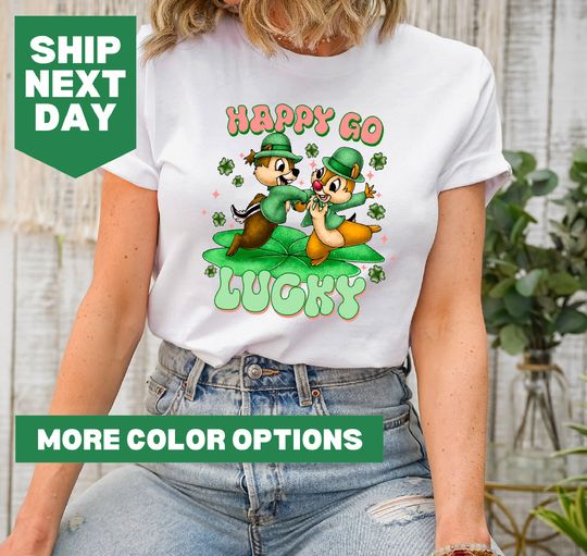 Chip and Dale St Patricks Day Shirt, Disney St Patricks Day