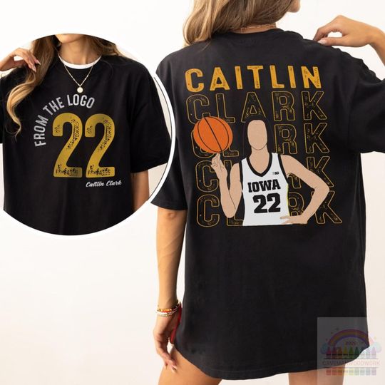 Caitlin Clark Shirt, From The Logo 22 Caitlin Clark T-Shirt
