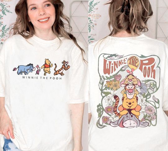 Winnie The Pooh And Friends Shirt, Disney Winnie The Pooh Shirt