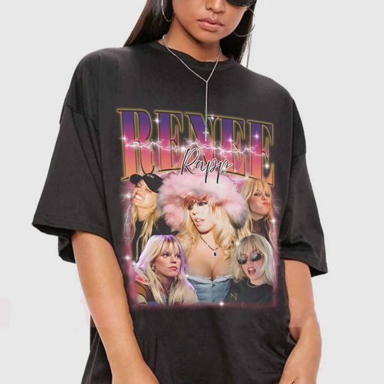 Discover Vintage Rene Rapp 90s Shirt, Retro Rene Rapp Bootleg Shirt