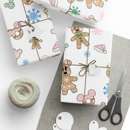 Disney inspired Wrapping Papers, christmas snaks