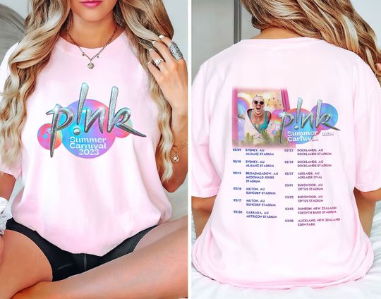 Discover Pink Summer Carnival Tour Shirt, Pink Summer Show Dates Shirt