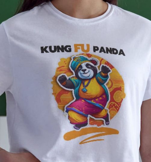 Kung Fu Panda Shirt, Po Tai Lung Tigress Cartoon Movie Shirt
