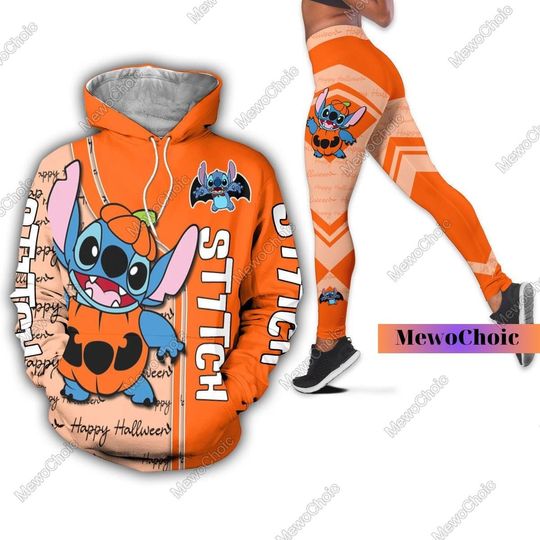 Disney Stitch Hoodie Legging Set