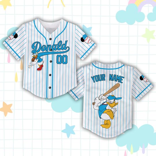 Custom Disneyland Vacation Baseball Jersey