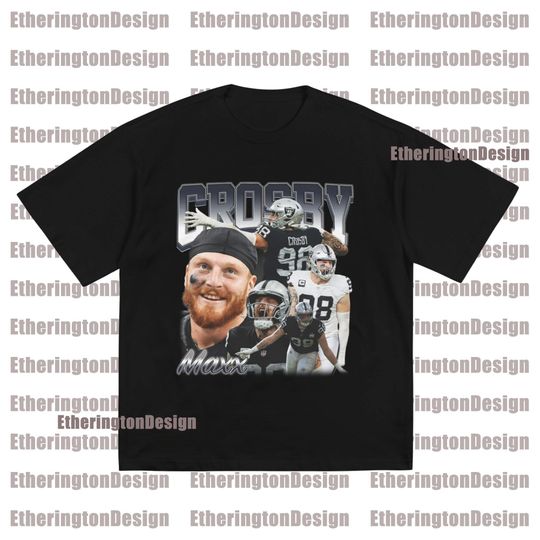 Vintage 90s Graphic Style Maxx Crosby Shirt - Maxx Crosby Football T-Shirt