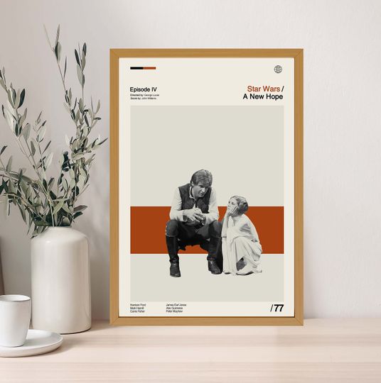 Han Solo And Princess Leia Poster