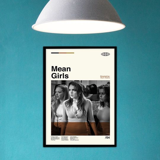 Mean Girls Poster, Mark Waters, Minimalist Movie Poster