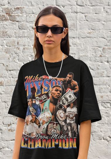 Retro Mike Tyson T-Shirt, Iron Mike Boxer Tee