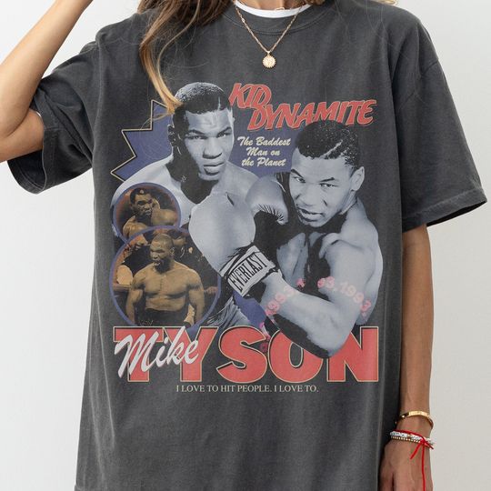 Vintage 90s Graphic Style Mike Tyson T-Shirt, Mike Tyson Shirt