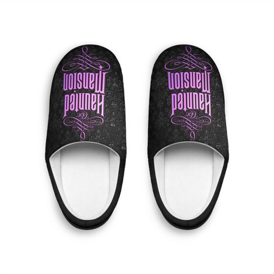 Haunted Mansion Disney Indoor Slippers, Cartoon Slippers