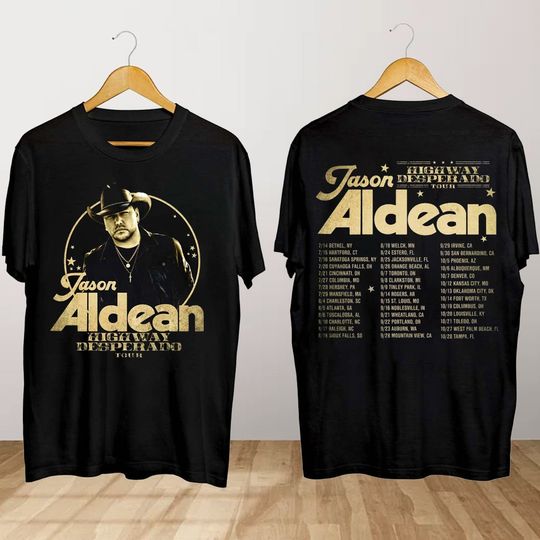 Jason Aldean Highway Desperado Tour 2024 T Shirt
