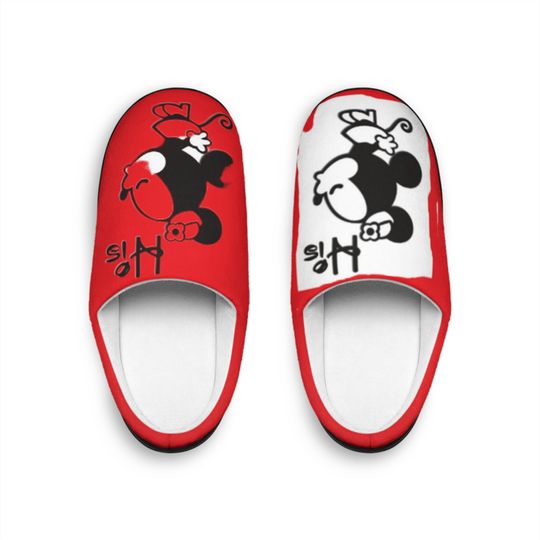 Minnie Mouse Disney Indoor Slippers, Cartoon Slippers