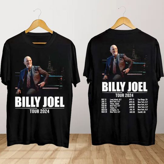 Billy Joel World Tour 2024 T Shirt, Billy Joel Concert Shirt