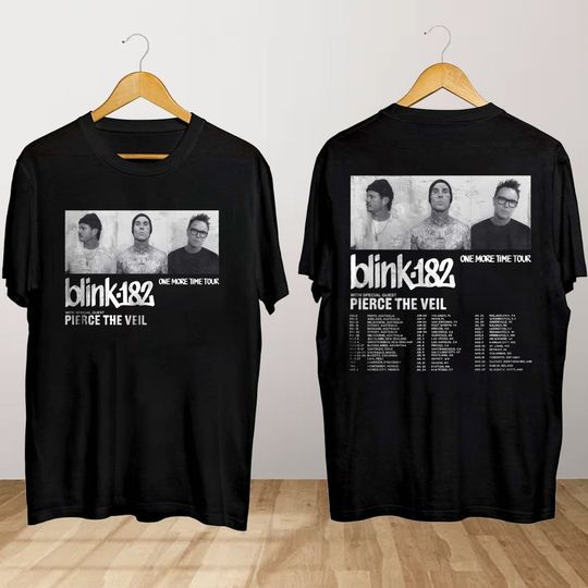 B182 World Tour 2024 T Shirt, B182 Concert Shirt