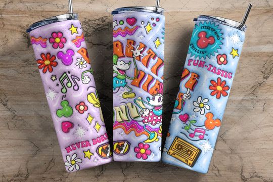 Discover Mickey and Minnie Tumbler with Lid and Straw