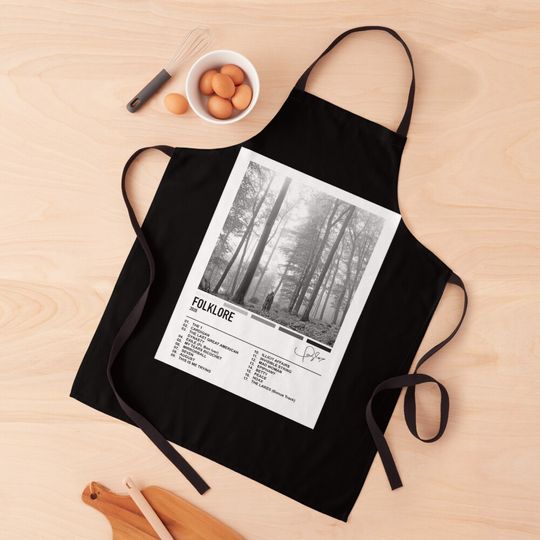 Discover Taylor - Folklore Album Poster Apron