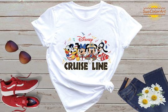 Disney Cruise Line Vacation Shirt, Mickey and Friends Shirt