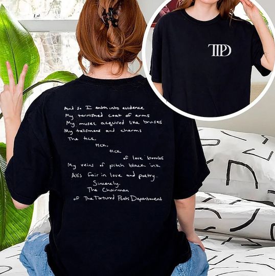 Discover The Tortured Poets Department TTPD Taylor Shirt