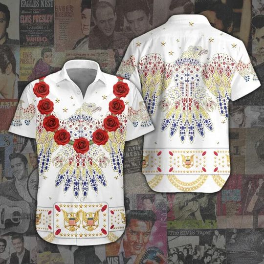 Discover Premium Elvis Presley Hawaiian Shirt